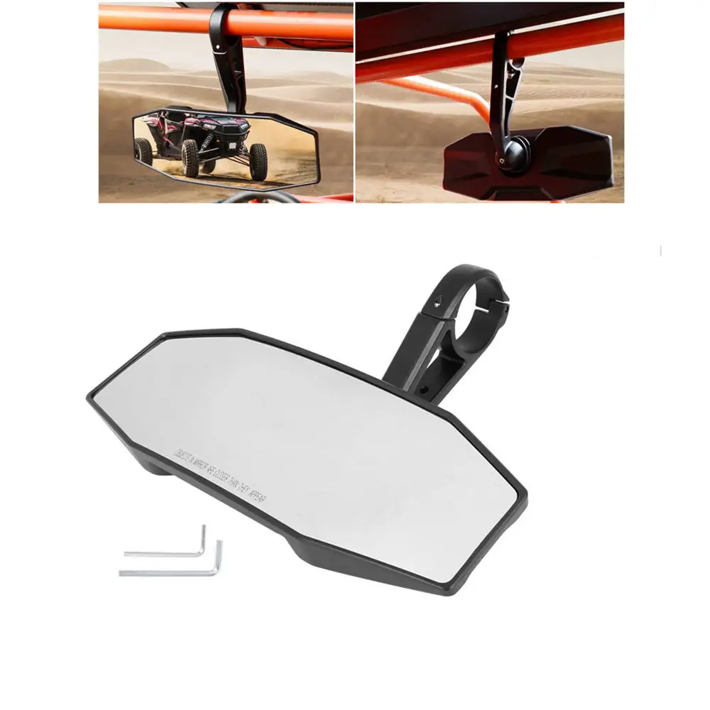 

All Terrain UTV ATV Mirror Universal 1.75 Inch HD Rearview Center Mirror Wide Angle Reverse SHUTV40 Vehicle Part