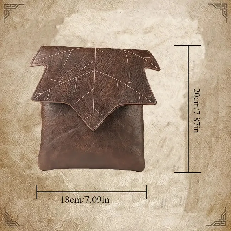 Halloween Mittelalter Renaissance Männer Und Frauen Ahornblatt Taille Tasche Viking Retro Beutel Geldbörse Karneval Party Cosplay Zubehör
