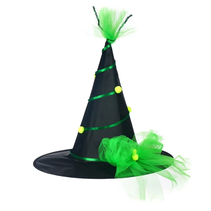 Black Pumpkin Spider Web Witch Hat Halloween Party Decoration Witch Hat 2026 New Universal Hat Cosplay Accessory