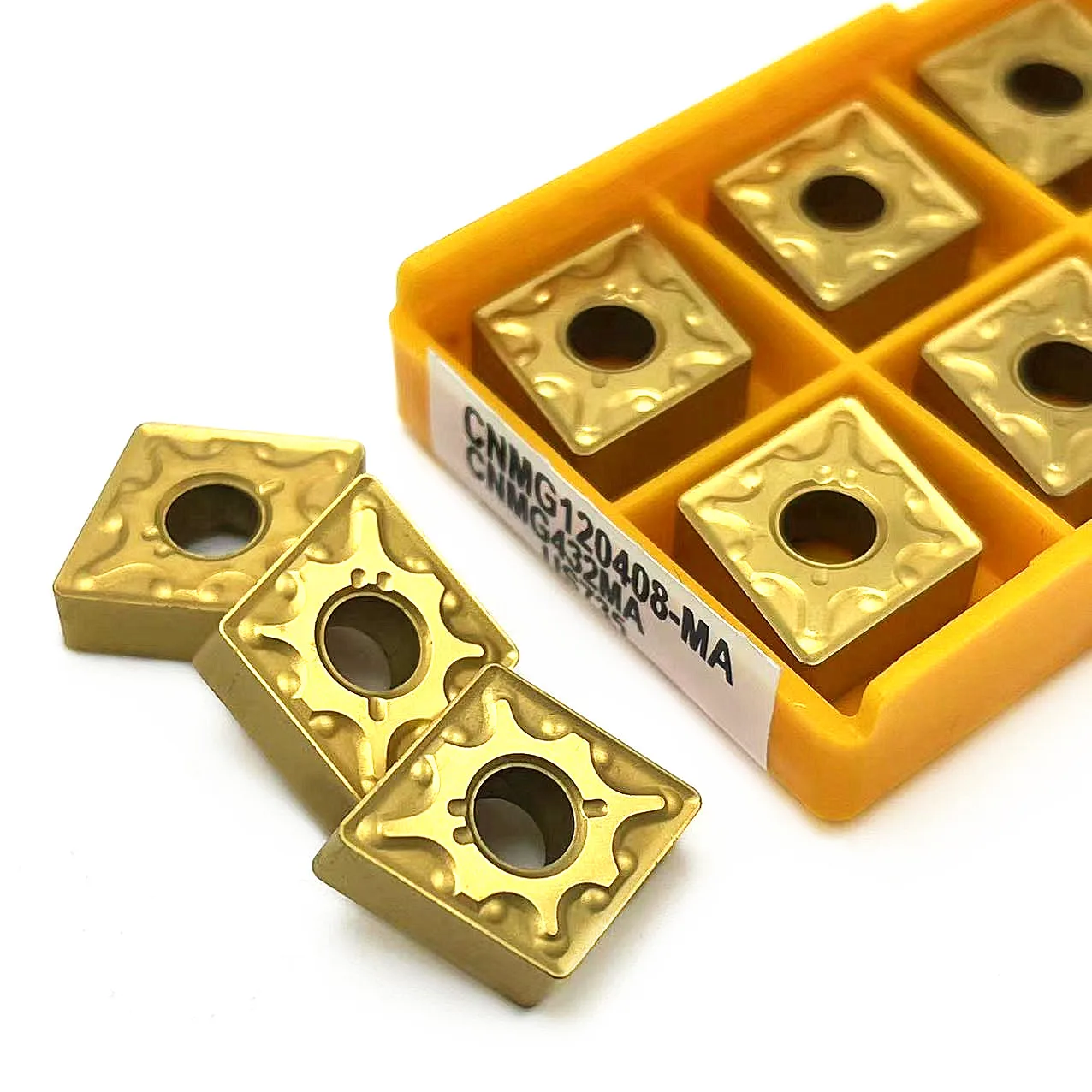 Outils de tournage externes CNC, inserts en carbure, outil de coupe, outils de coupe de tour, CNMG120408, CNMG120sediMA, UE6020, US735, VP15TF