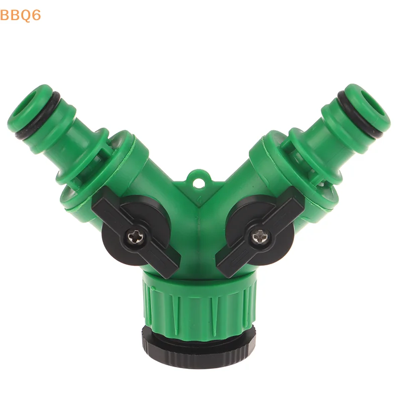 *1Pcs 2-Way Garden Tap Water Splitter 3/4