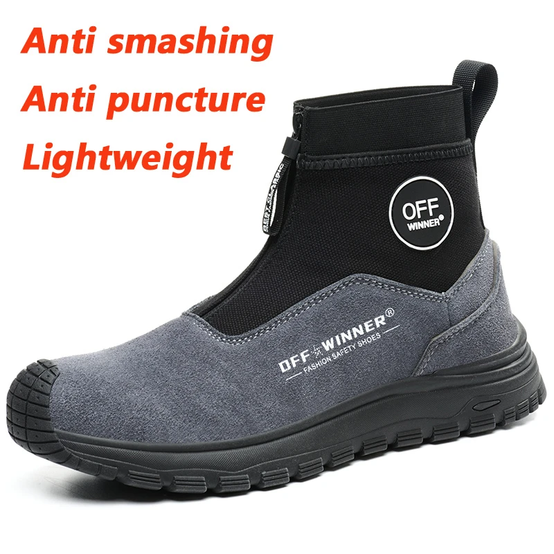 summer-high-top-lightweight-men's-safety-shoes-plastic-steel-toe-breathable-heat-resistant-anti-slip-anti-smashing-anti-puncture