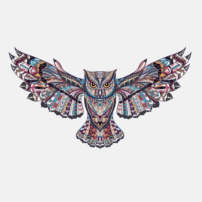 

Personalized Owl Tribal Totem Car Sticker Automobiles Motorcycles Exterior Accessories PVC Decals for Bmw Audi Ford Vw,18cm*10cm