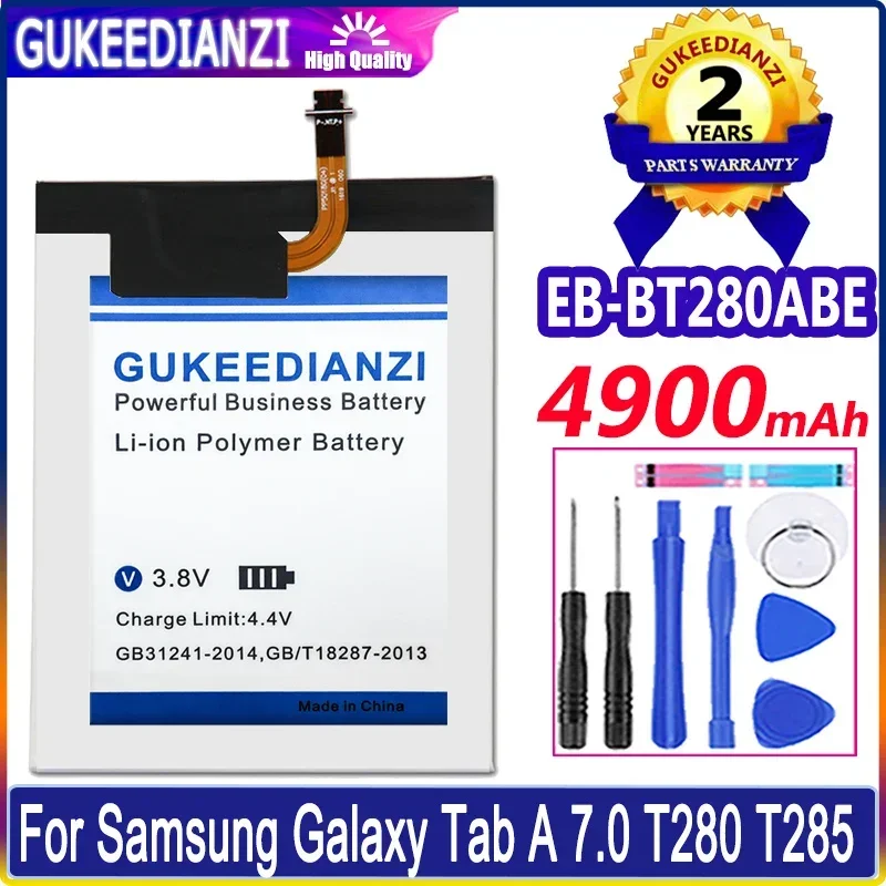 Tablet Replacement Battery EB-BT280ABE For Samsung GALAXY Tab A 7.0 T280 T285 SM-T280 4900mAh + free tools