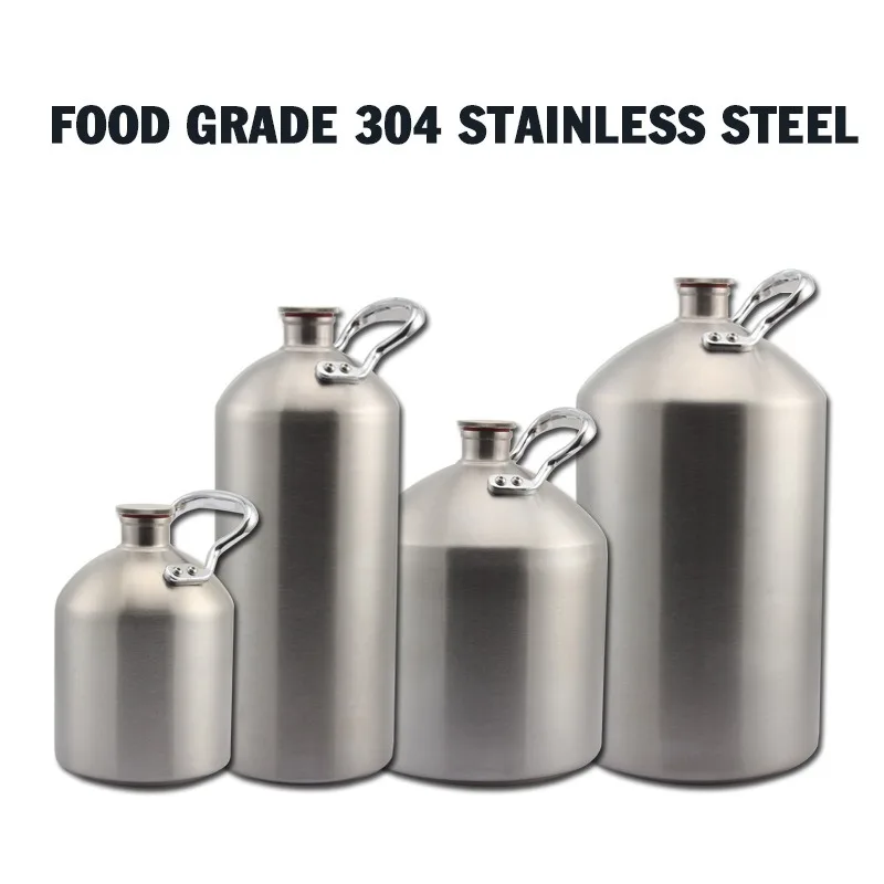 304 stainless steel Baijiu pot, refined beer, home-made beer, second round barrel, wine bottle, home camping, outdoor