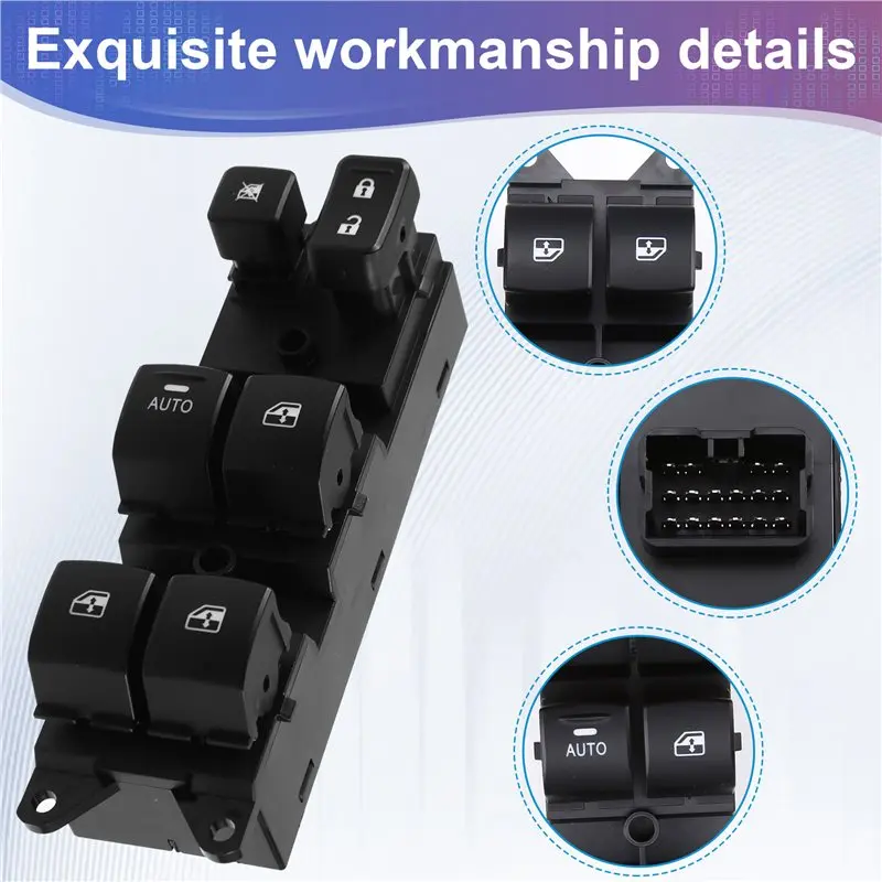 مفتاح التحكم في رافع النافذة الكهربائية 8608A347 8608A238 لميتسوبيشي أوتلاندر 2013-2018-AD39