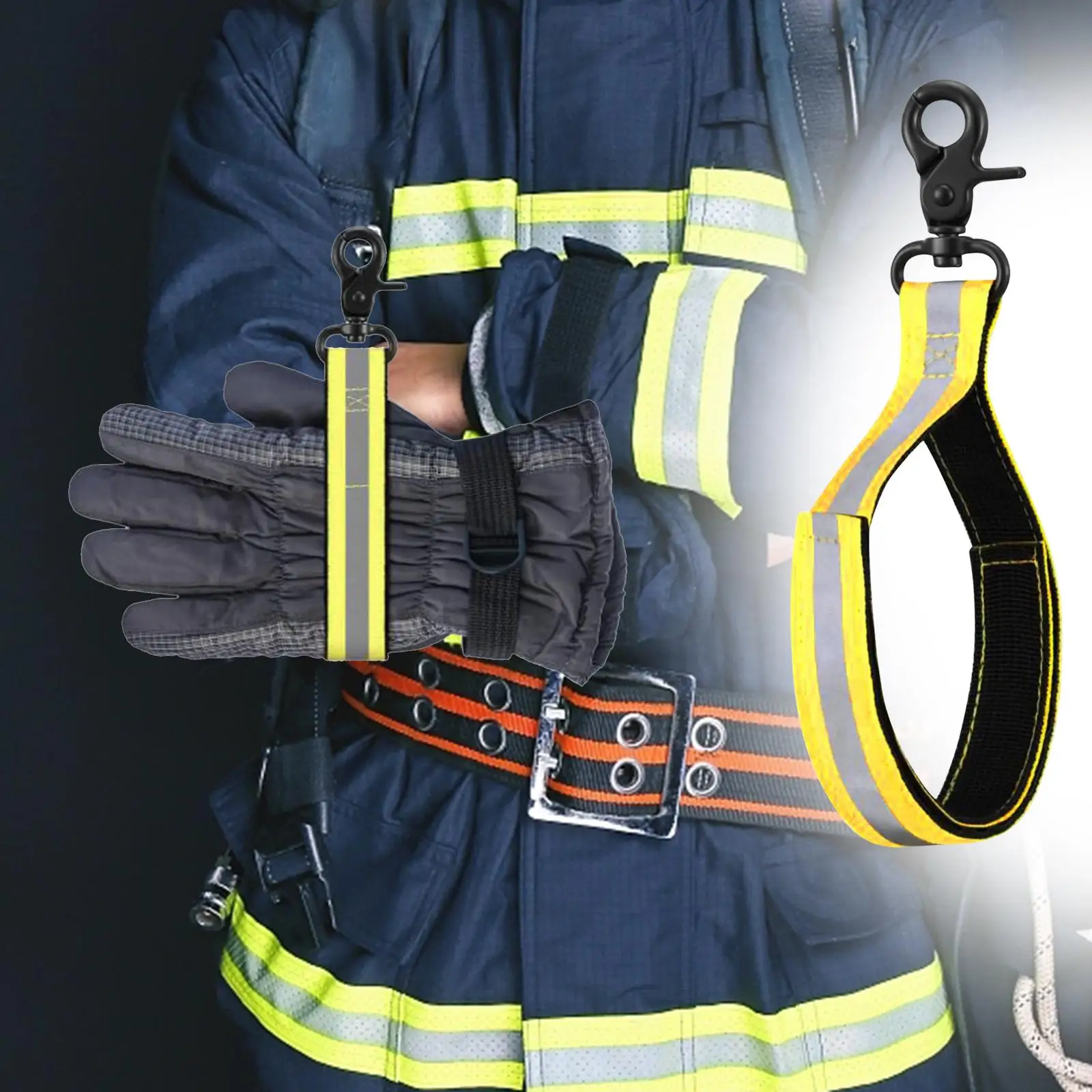 Brandweerhandschoenriem Omroepuitrusting Outdoor Tool Heavy Duty draagbare brandweerman werkhandschoenhouder voor lashandschoenenbenodigdheden