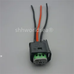 3Pin Way Parking Sensor Connector 2-967642-1 For Ford F150 Opel Astra Zafira Citroen For Peugeot 308 For BMW Cadillac Cable Plug