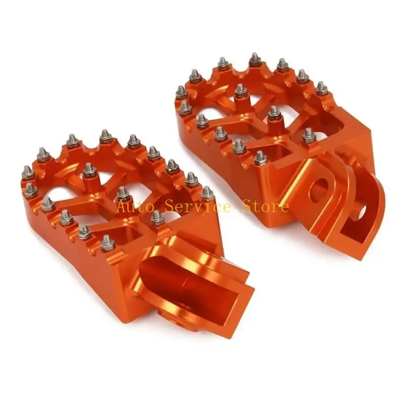 

462A 1 Pair Motorcycle Foot pegs pedal Foot rests Wide for 65-990
