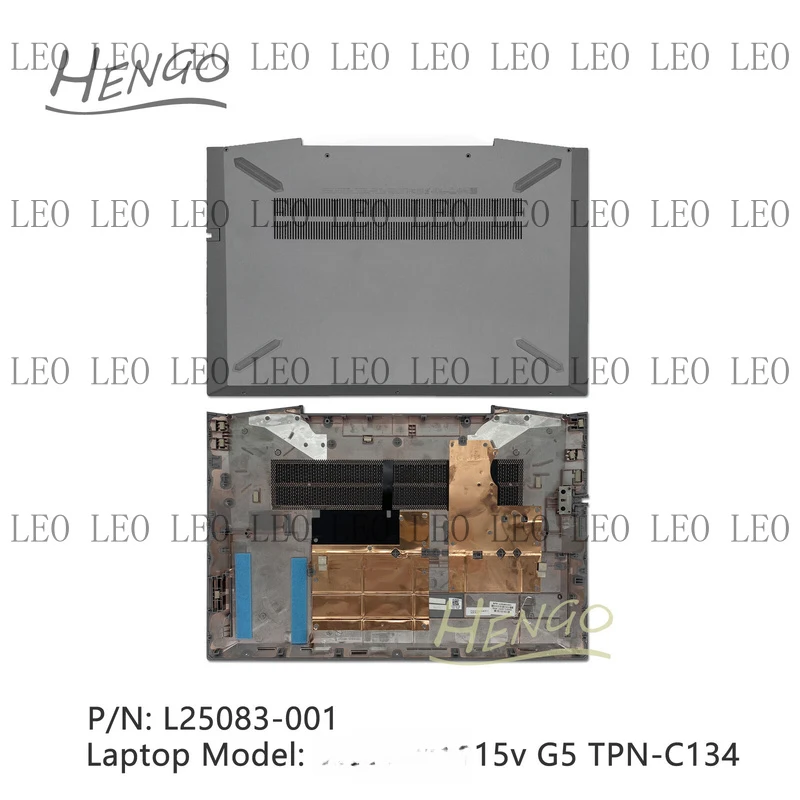 SS New L25083-001 For HP ZBook 15v G5 Pavlion 15-CX Bottom Cover Lower Base Case