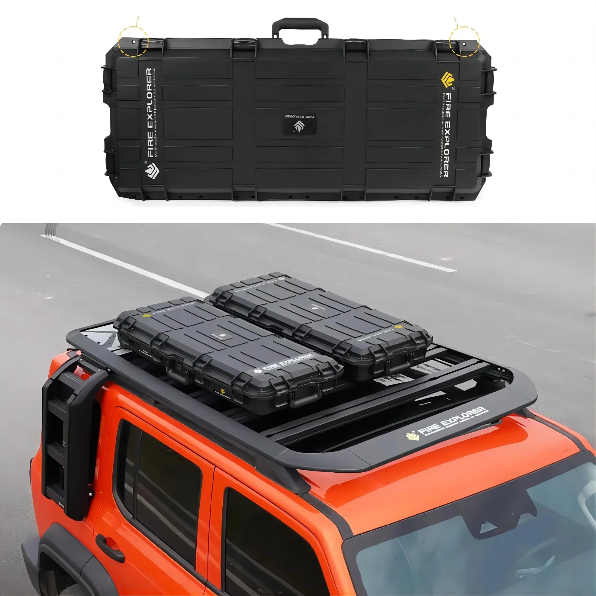 1 Pcs ABS Off-road Storage Box Cross-country Explorer Equipment Box Multi-Functional Outdoor Storage Fit for Tank 300 2021+