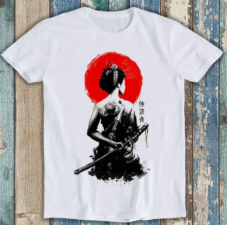 

Geisha Japanese Female Anime Manga Limited Edition Funny Gift Tee T Shirt T2140