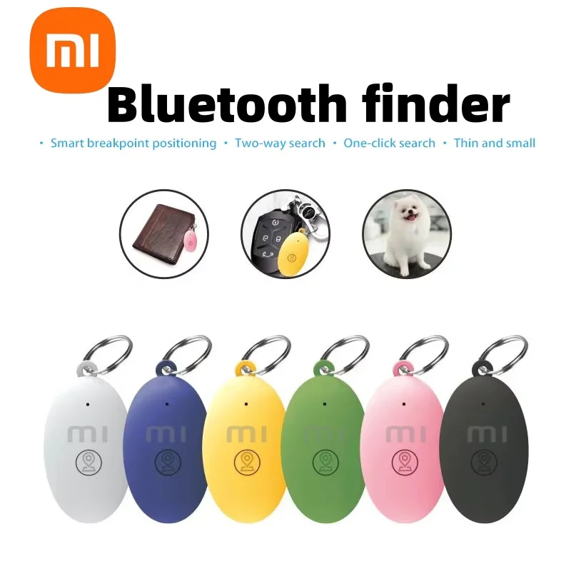 Perangkat Pelacak GPS XIAOMI Pelacak Anti Hilang IOS/Android untuk Anak-anak Dompet Kunci Hewan Peliharaan Pelacak Bluetooth Pintar