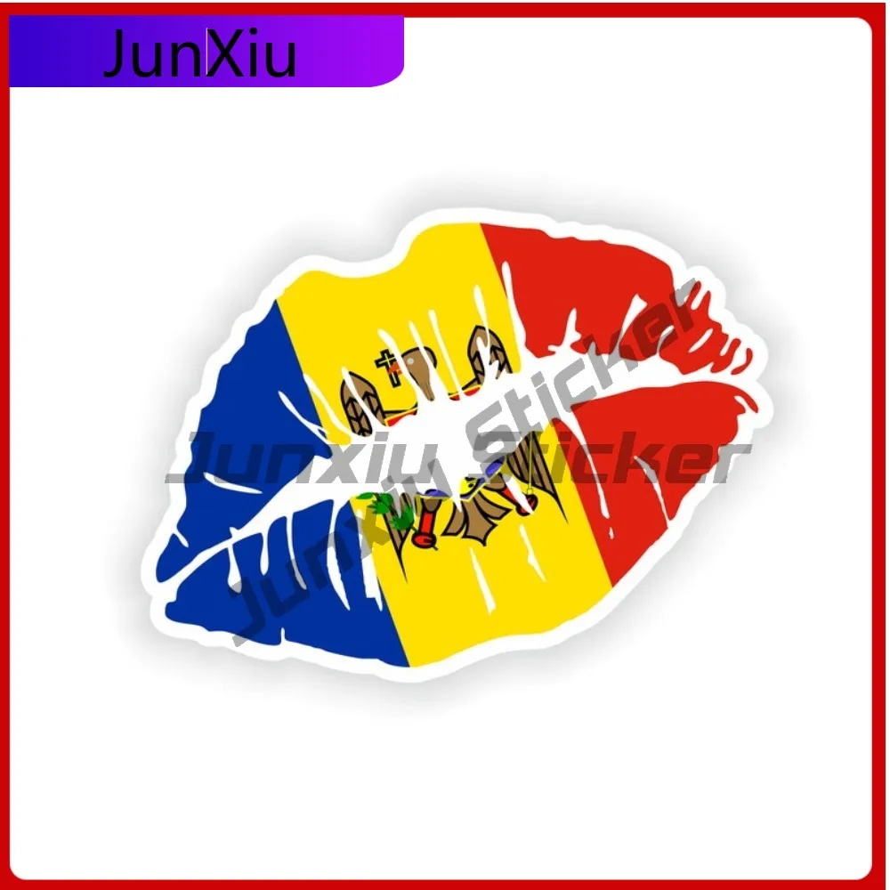 

With National Emblem Detail Moldova Lips Flag Stylish Exterior Vehicle Accent Fits Vehicle Exterior Decoration Needs Decor