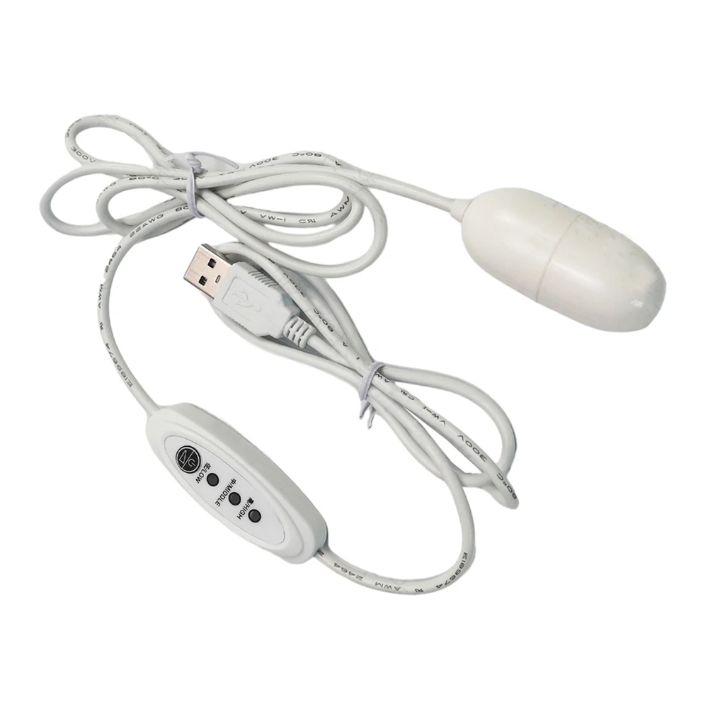 6 Modes Vibrator Motor IPX5 Waterproof Type-C/USB Interface Vibrator Massager Motor DC5V 0.8A with Regulator and 1.3m Long Cable