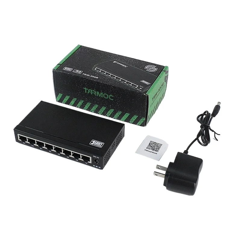 

TSW-1008 Gigabit 8-port Ethernet switch high-speed long-distance transmission
