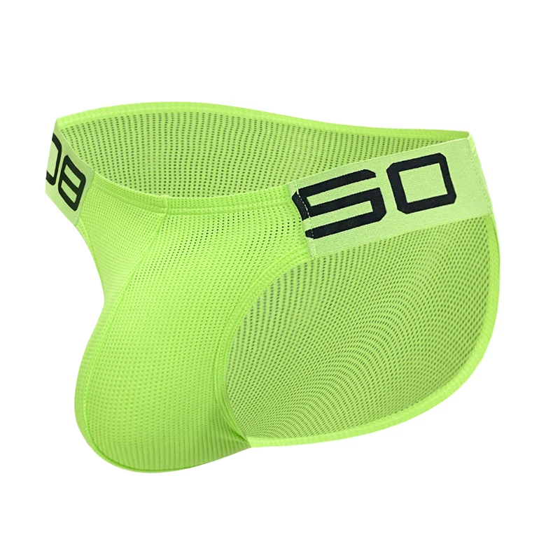 جديد حار النايلون شبكة سريعة الجافة الملابس الداخلية ، رجل مثير رقيقة جدا ثونغ ، الرياضة الصلبة الرجال القطن ثونغ ، تعزيز الحقيبة الملابس الداخلية