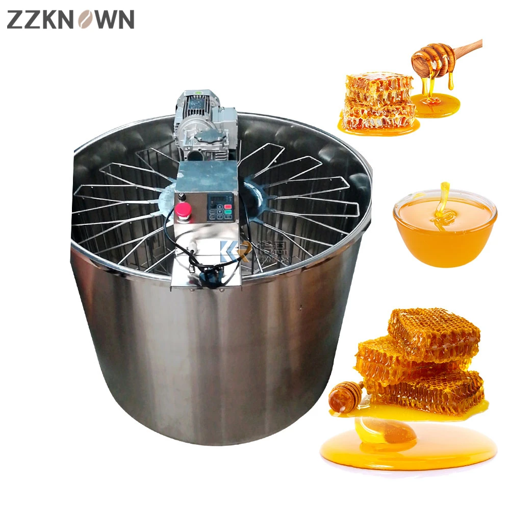 Stainless Steel Honey Extractors Electric Motor Honey Shaker Electrical Reversible Radial Honey Processing Commercial Machine