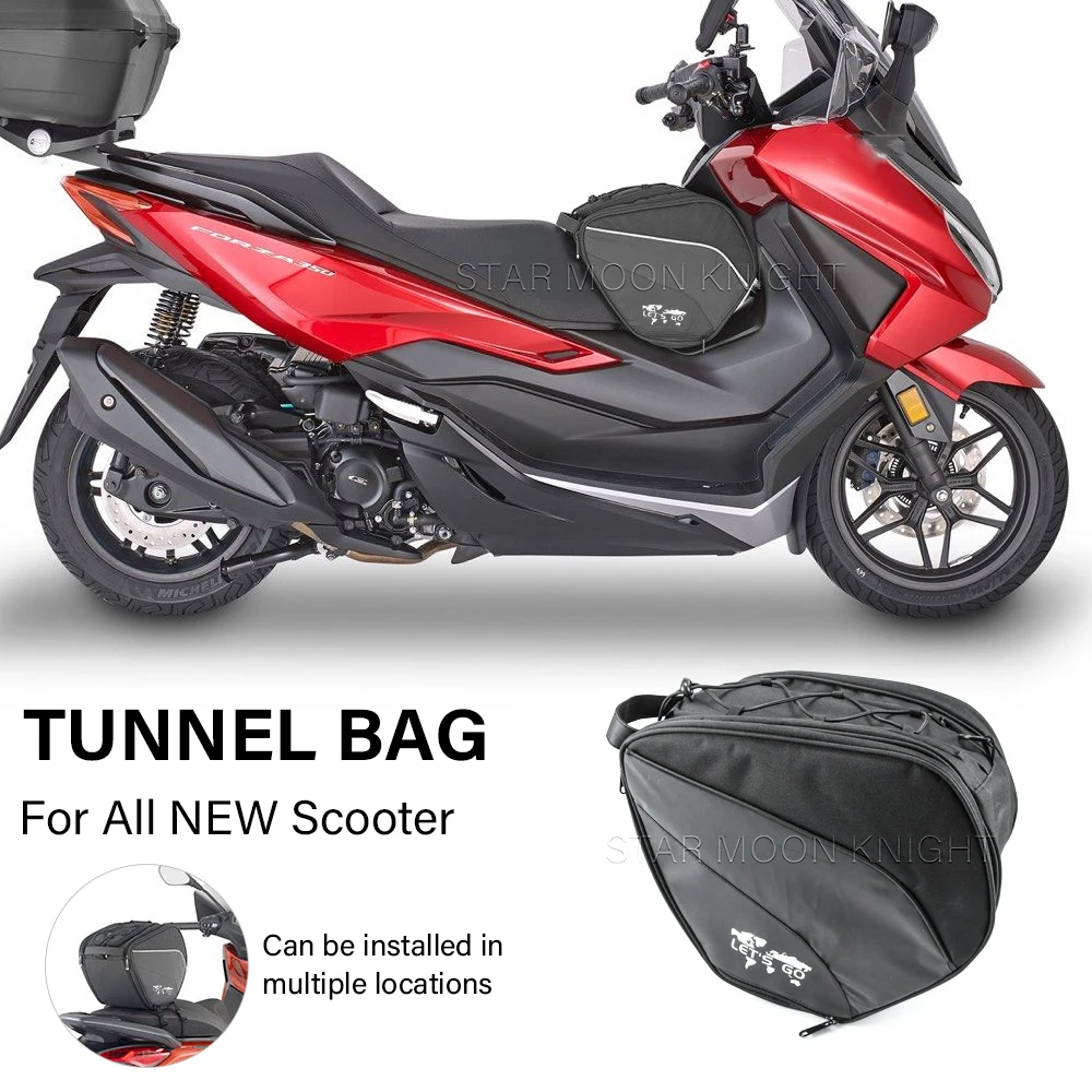 Scooter Tunnel Bag For ADV 350 Forza 350 300 XMAX 300 250 125 NMAX155 Waterproof Fuel Tank Bag Under Saddle Seat Tool Bag