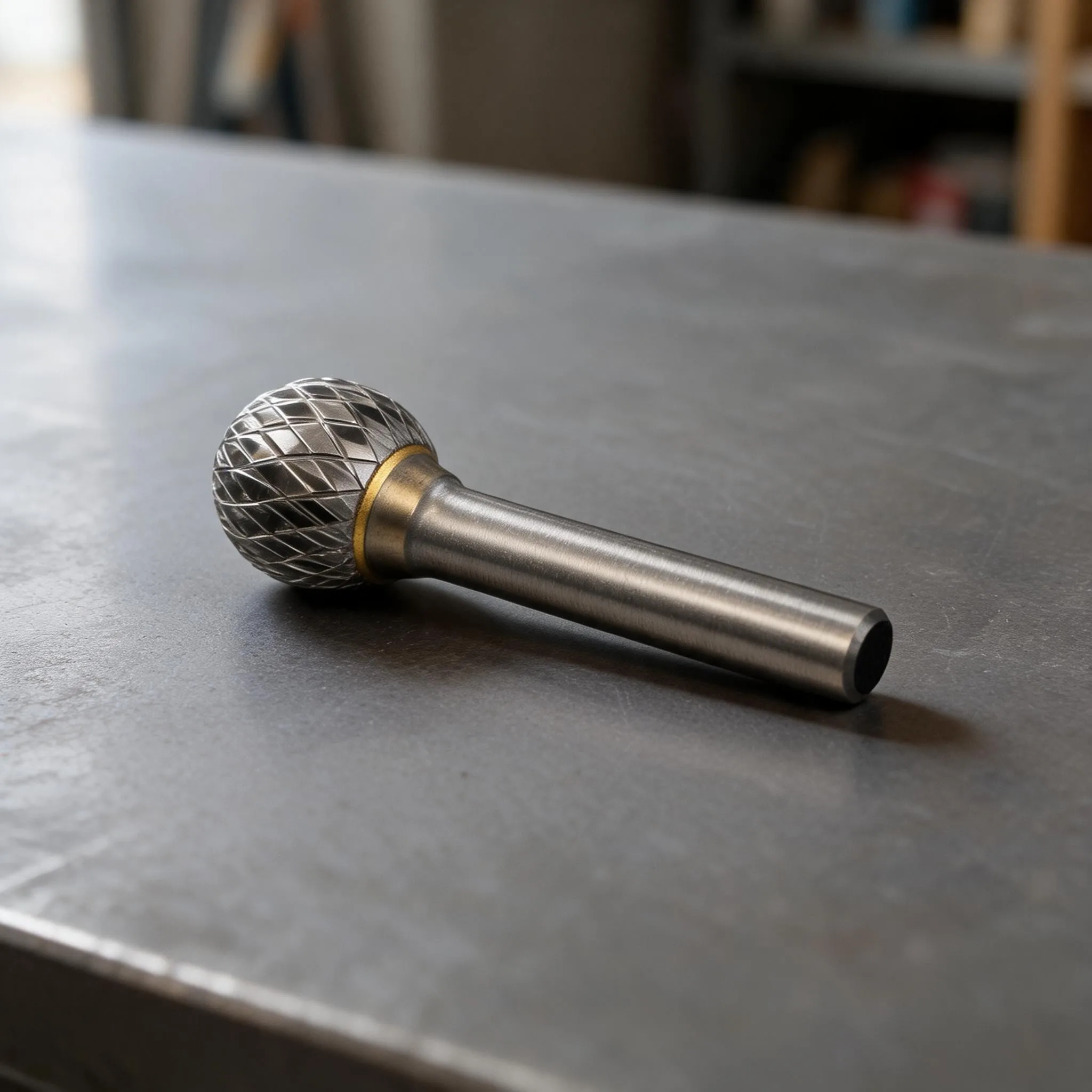 1pc 16mm Carbide Rotary File D-Shaped Ball Head 6mm Shank Rotary Bur For Cutting Wood Plastic Copper Aluminum