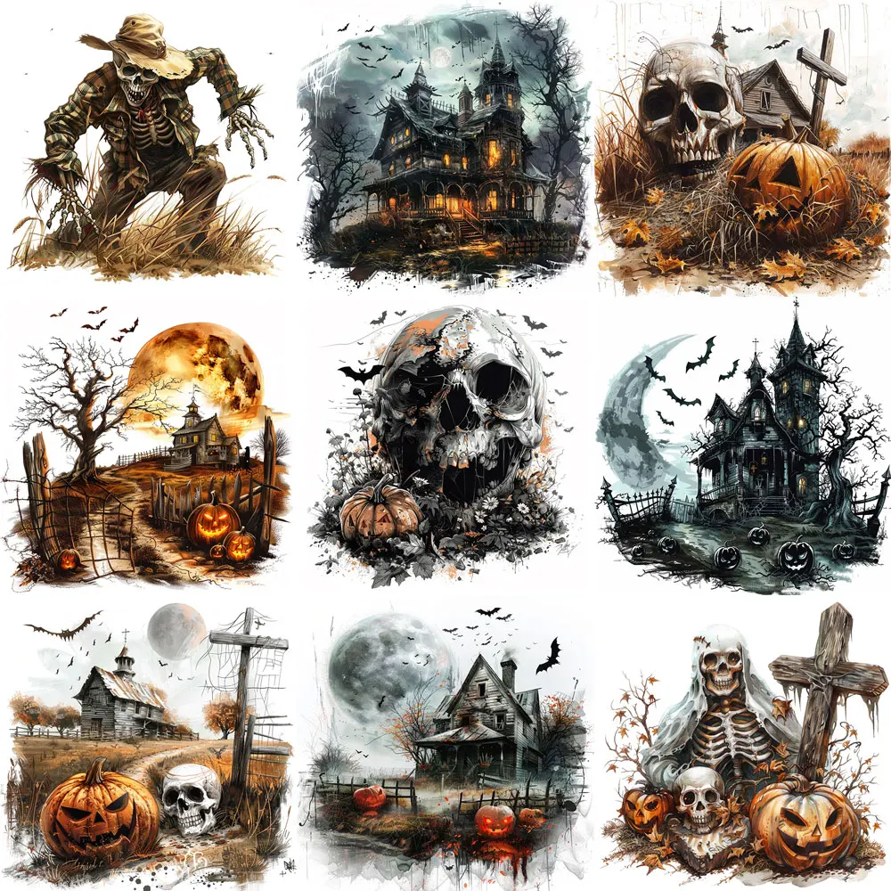 20pcs Halloween Farm Ranch Stickers Pack Varied for Kids Crafts Scrapbooking Luggage Laptop Notebook Aesthetic Decoration Decals