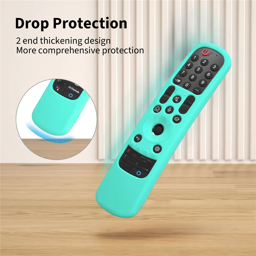 Silicone Controller Case Protective Covers For Smart TV Shockproof Remote Control Sleeve for MR21GA MR22GA MR23GA AKB76036504