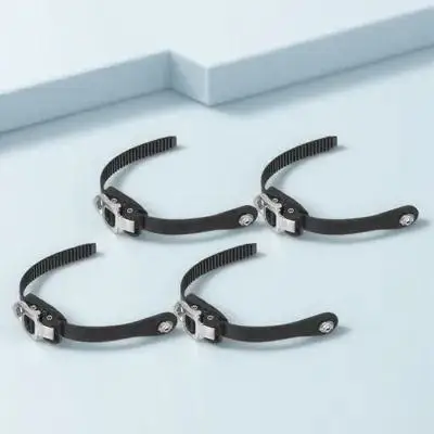 

4Pcs Adjustable Skate Buckle Strap Roller Skate Fixing Strap Professional Grade PP Material Secure Skating Shoe Fastening Supply
