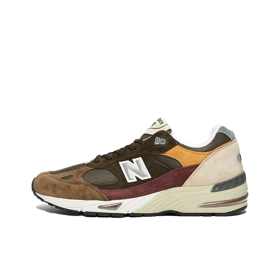 

New Balance 991 Olive Burgundy Brown M991GYB