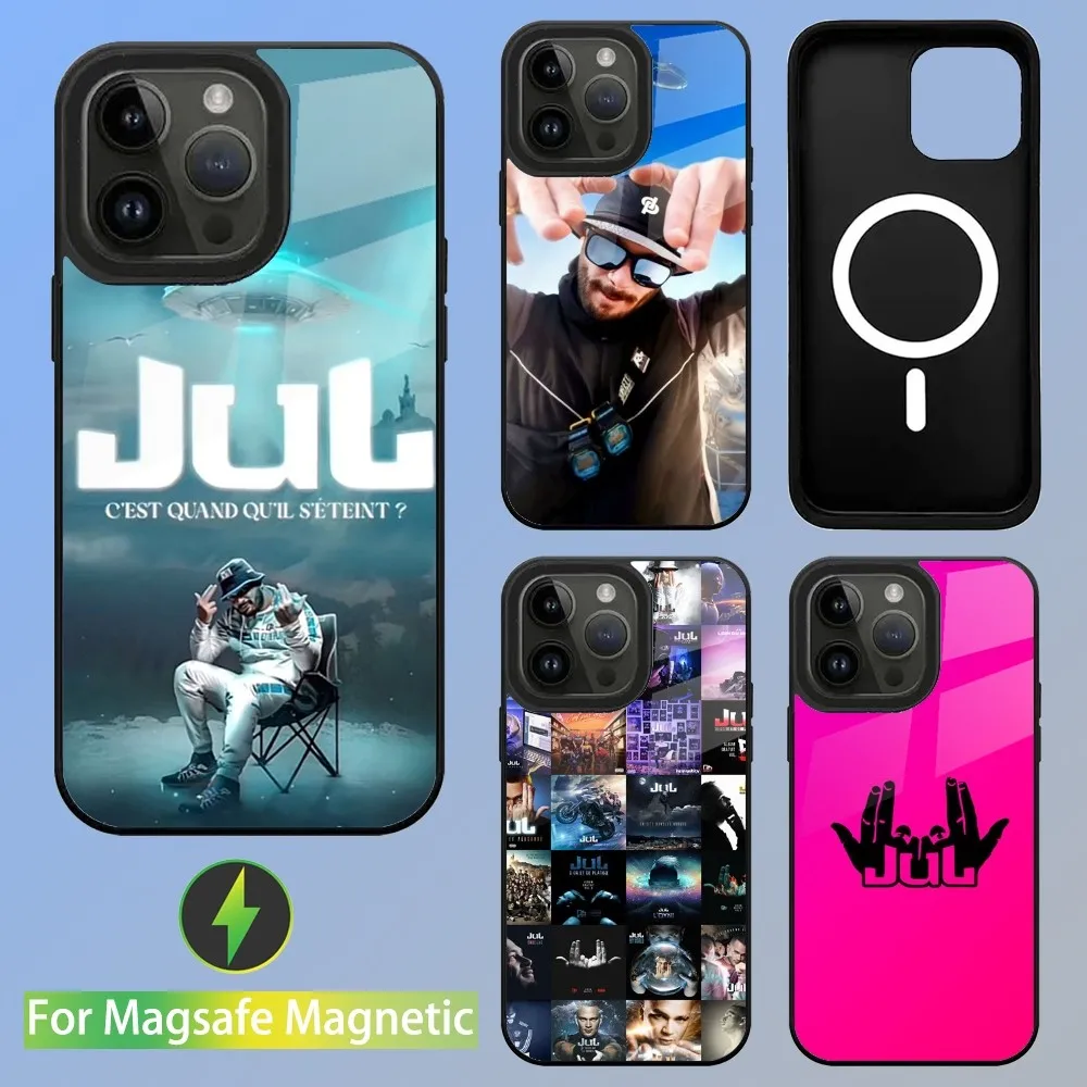 

Rapper Jul Phone Case For iPhone 15,14,13,12,11,Plus,Pro,Max Mini Magsafe Magnetic Wireless Charging