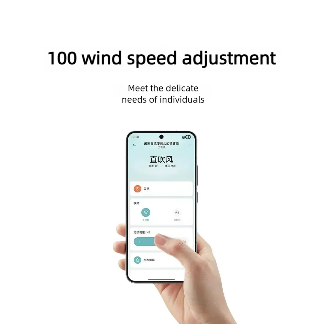 Xiaomi Mijia kipas Desktop Inverter DC, kipas sirkulasi udara asli, Volume udara tinggi, kepala ayun sirkulasi 3D, bekerja dengan kebisingan rendah