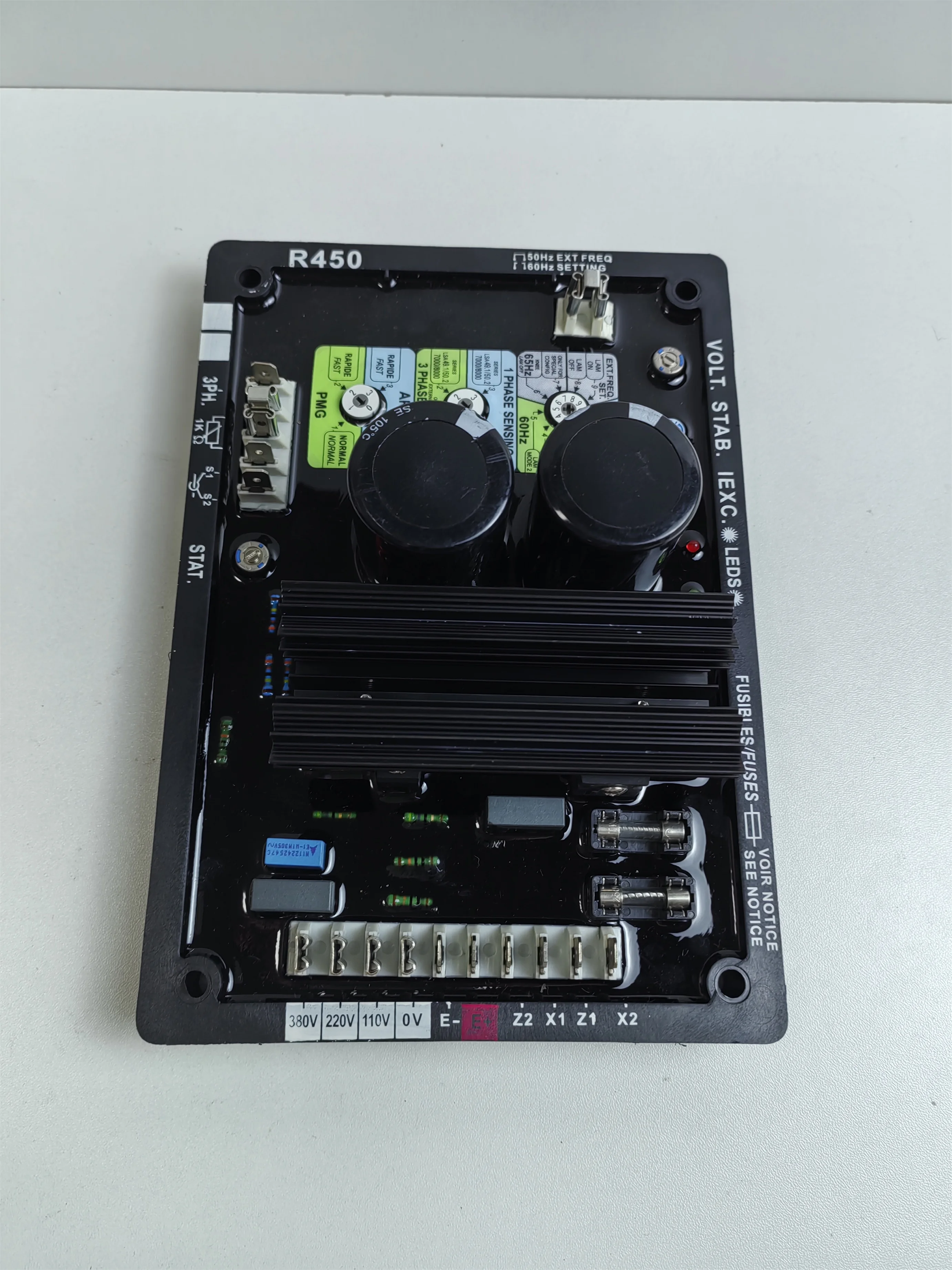 

R450 AVR Automatic Voltage Regulator Generator Brushless 3 Phase Stabilizer For Power Alternator Spare Part