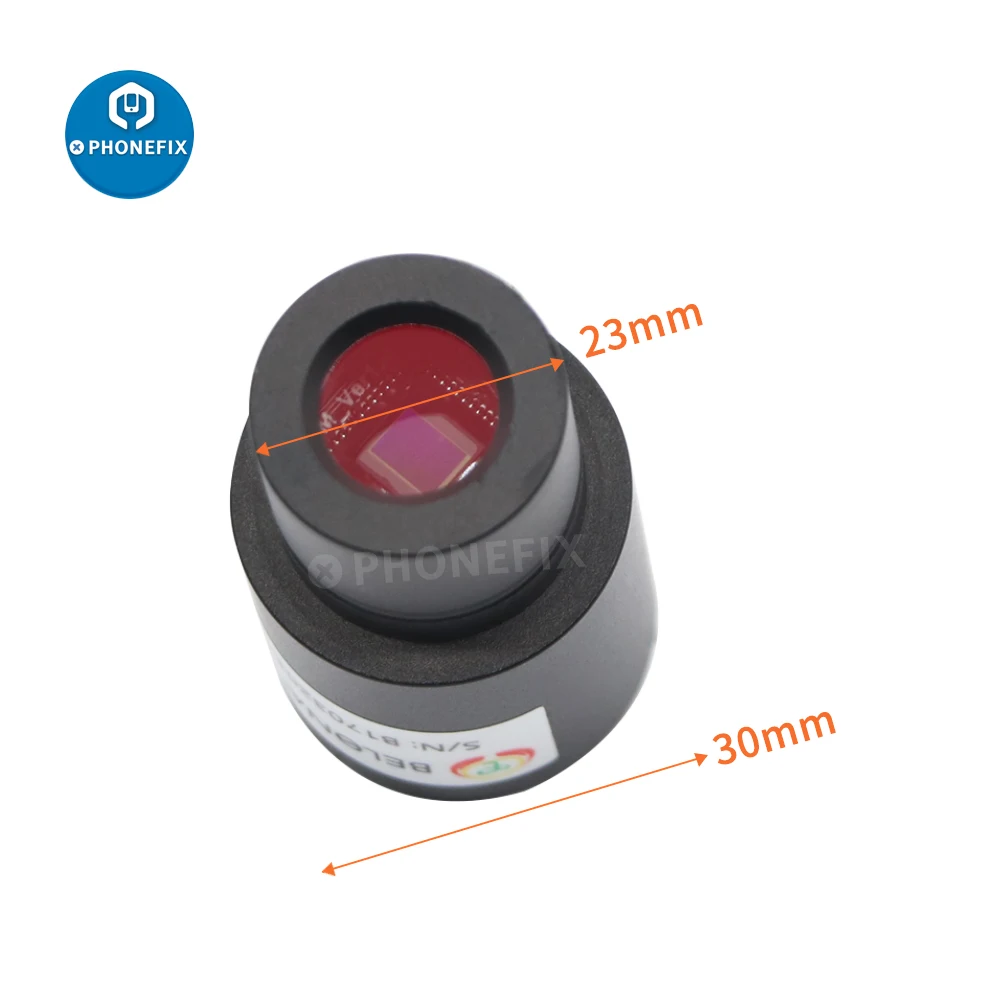 HD CMOS 2MP 5MP USB 2.0 العالمي الرقمية العدسة البيولوجية مجهر ستيريو كاميرا الإلكترونية العدسة تصاعد حجم 23.2 مللي متر