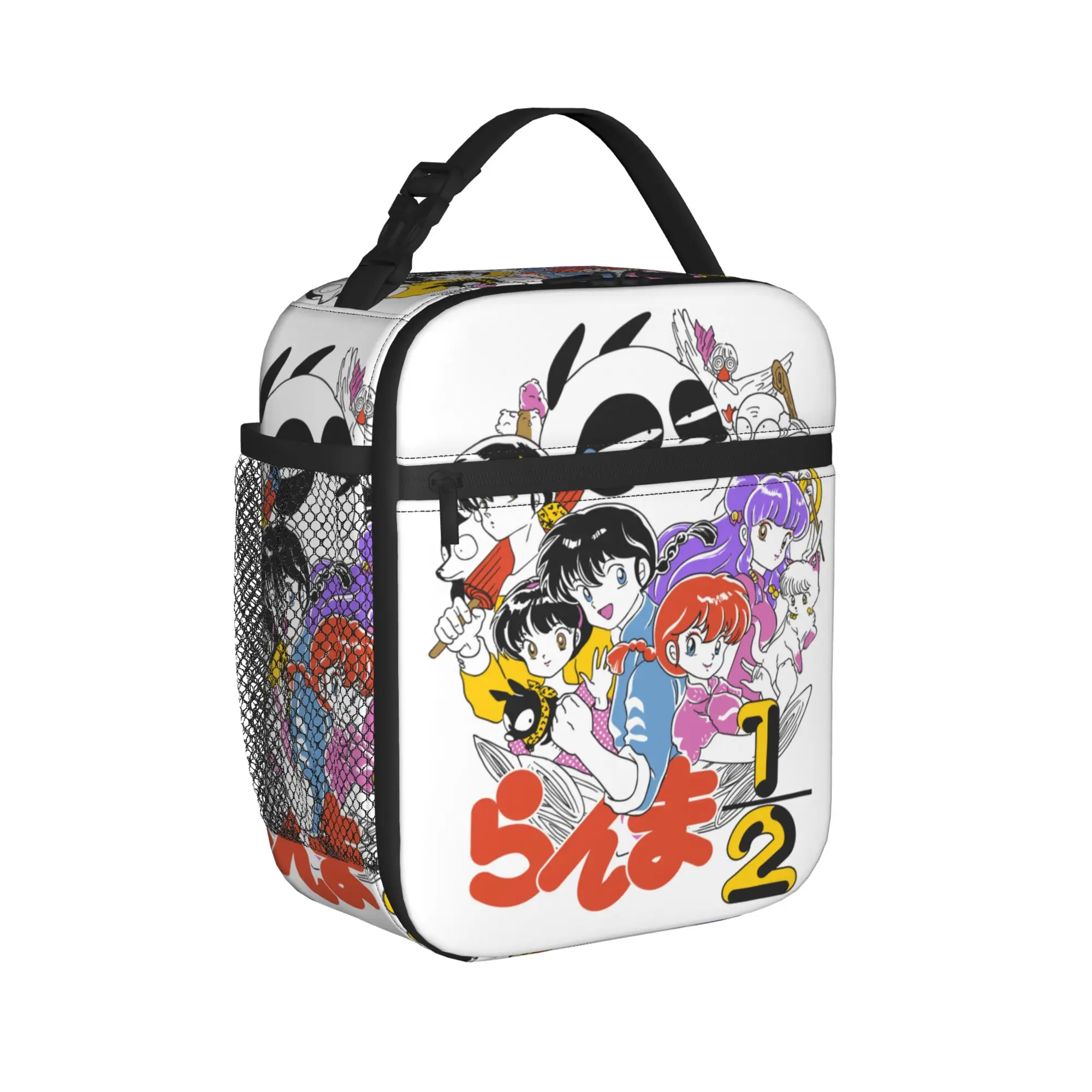 Ranma 1/2 Changing Warrior Thermal Insulated Lunch Bag for Travel  Portable Food Bag Thermal Cooler Lunch Boxes