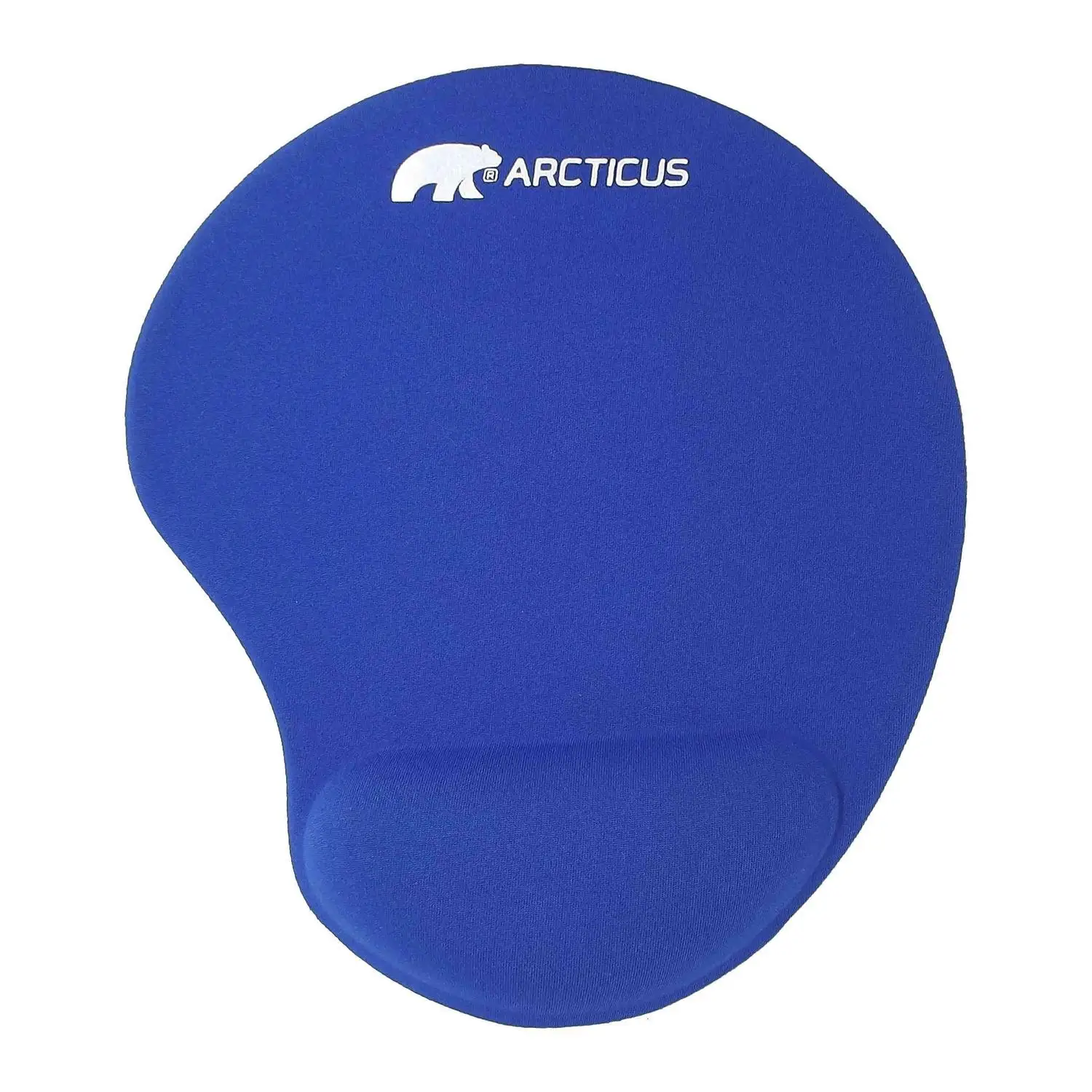 Mouse pad With Wrist Support In Blue Gel-ARCTICUS