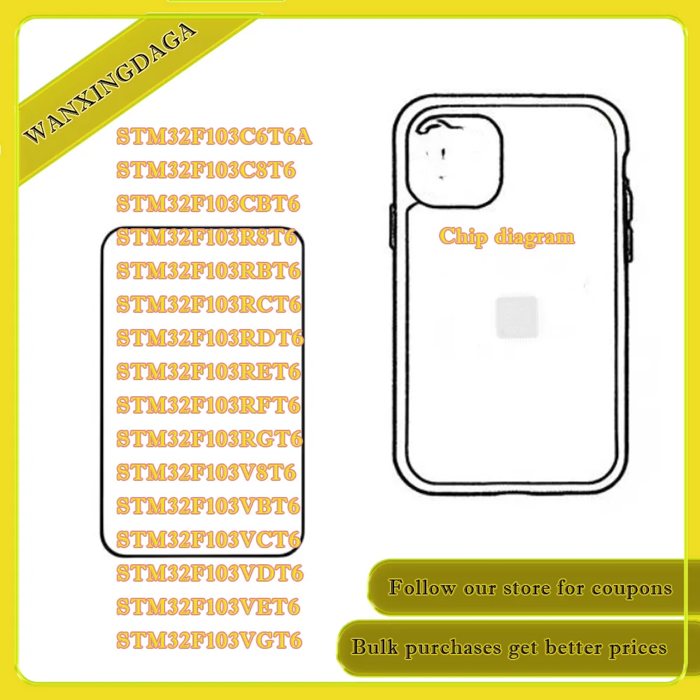 

Phone case STM32F103C6T6A STM32F103C8T6 CBT6 R8T6 RBT6 RCT6 RDT6 RET6 RFT6 RGT6 V8T6 VBT6 VCT6 VDT6 VET6 VGT6