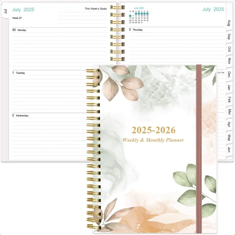 

20252026 Planner Academic Planner 20252026 from July 2025 June 2026 Weekly Monthly Planners Spiral Bound with 12 Monthly Tabs I