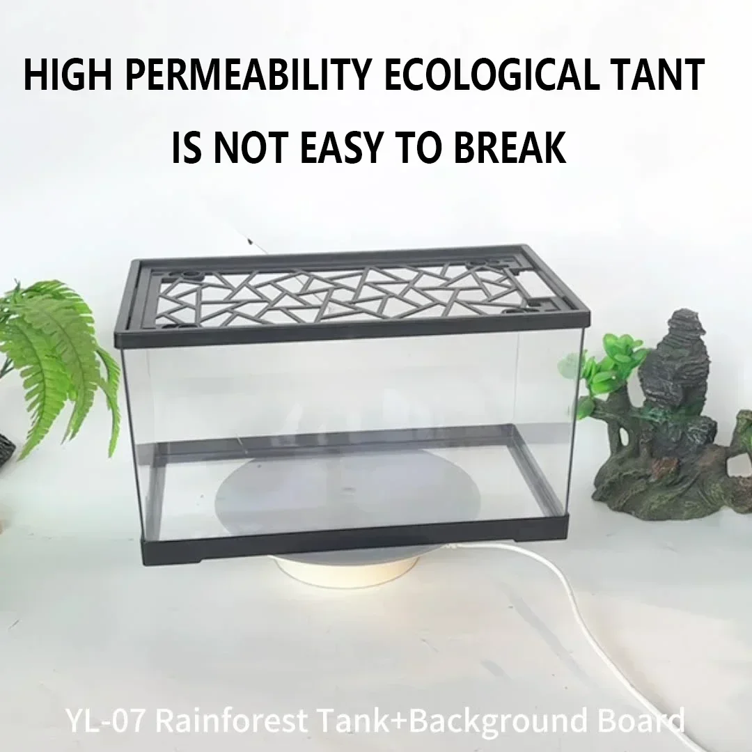 

High Quality Acrylic Fish Tank Plastic PET Anti Drop Fish Tank High-definition Transparent Aquarium Landscape Decoration
