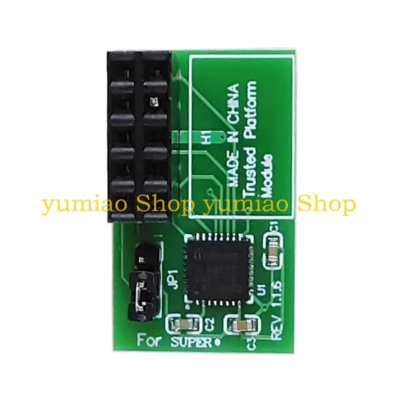 587B 10Pin TPM2.0 Module for SuperMicro AOM-TPM-9670H Enhanced Security and Improve System Privacy