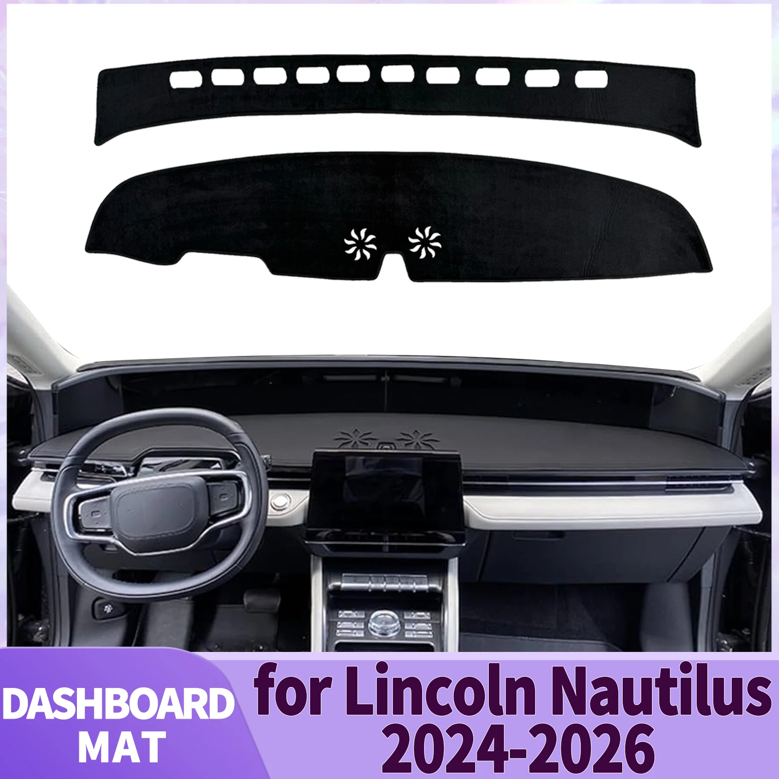 

fit for Lincoln Nautilus 2024 2025 2026 LHD Car Accessories Dashmat Dashboard Cover Pad DashMat Sunshade Protective Carpet