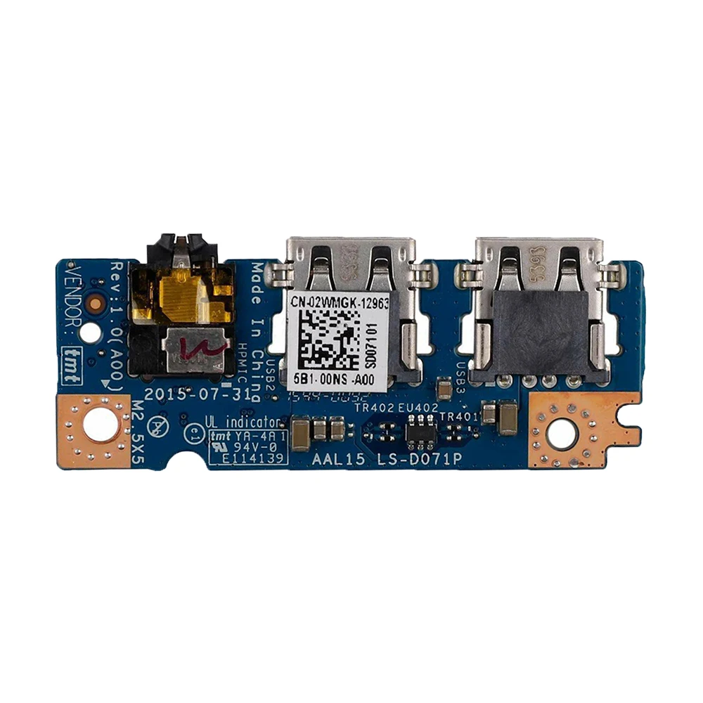 Original For Dell Inspiron 15 5558 5555 5559 5551 P51F USB Audio Board 02WMGK 2WMGK CN-02WMGK AAL15 LS-D071P