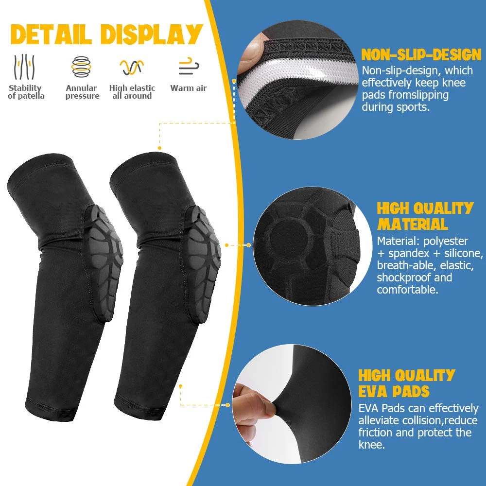 1Pcs Crash Pad Kids Child Basketball Knee Sleeves,Anti-Collision Long-Legged Knee Pads,Bicycle Sports Protective Gear,3-12Years