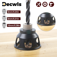 Vertical Drill Hole Guide Locator Aluminum Alloy Drill Hole Tenon Locator, Home 6mm/8mm/10mm Woodworking Auxiliary Punching Tool