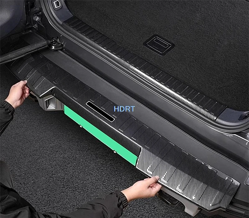 Car Styling Door Sill Scuff Plate Welcome Pedal Rear Trunk Cover Accessories Exterior Sticker For BYD Equation Leopard 5 2023 +