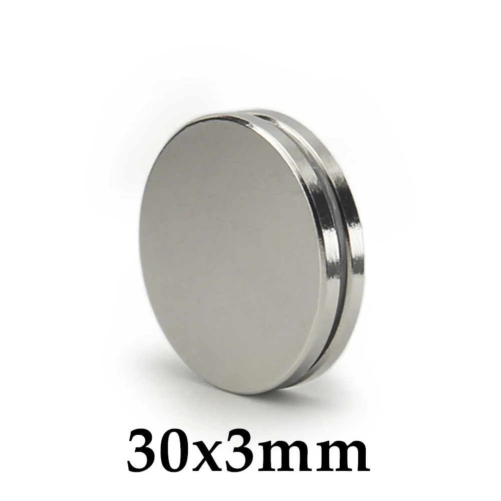 1-50pcs 30x3mm Magnet Small Round Magnet Strong magnets Rare Earth Neodymium Magnet 30*3mm