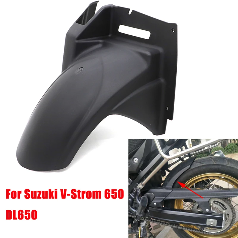 For Suzuki V-Strom 650 DL650 2014 - 2020 Rear Fender Splash Mud Dust Guard Mudguard Cover Mudflap V-Strom650 VStrom 650 DL650