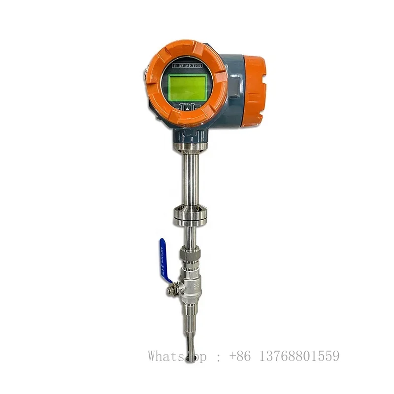 

Factory RS485 High Temperature Compressed Air Natural Gas Digital Thermal Mass Flow Meter