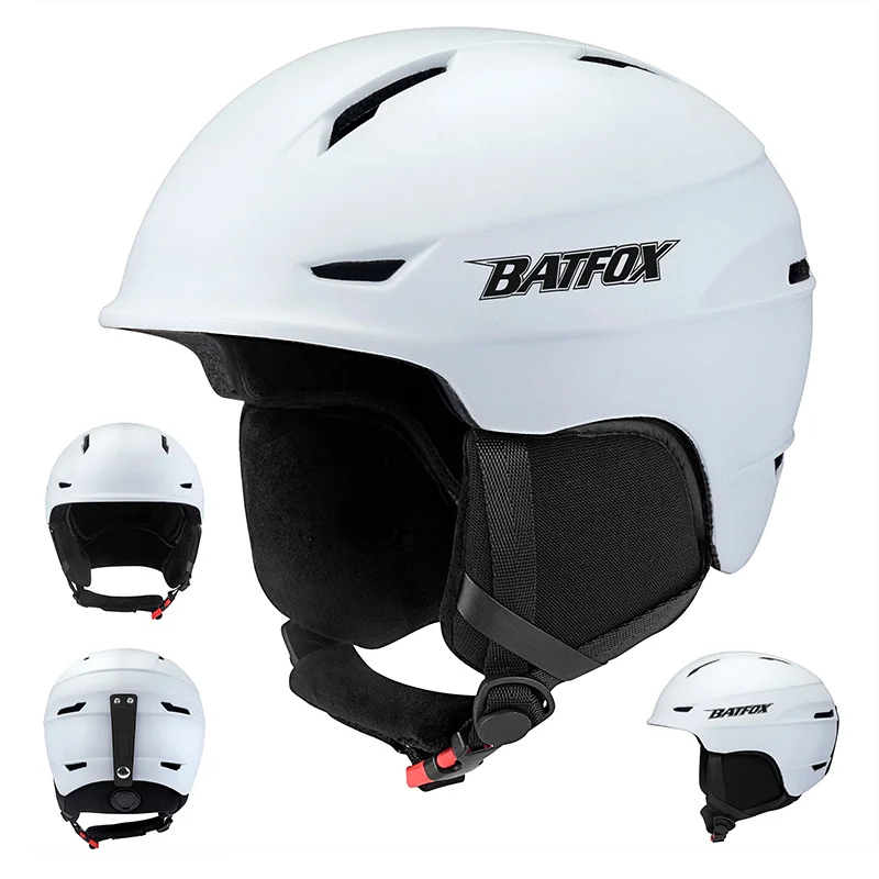 

BATFOX New Ultralight for Men Women Outdoor Sport Skiing and Snowboarding Equipment Anti-impact Cycling Snowmobile Skiing Helmet