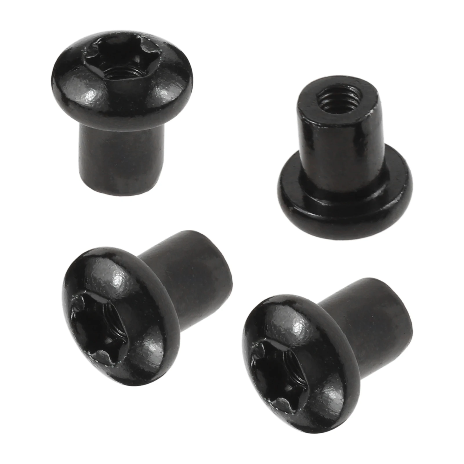 

4 шт./компл. гайки дверных петель, антикоррозийный замок петли, подходит для Jeep Wrangler JK 2007-2017, нержавеющая сталь с черным порошковым покрытием, черный