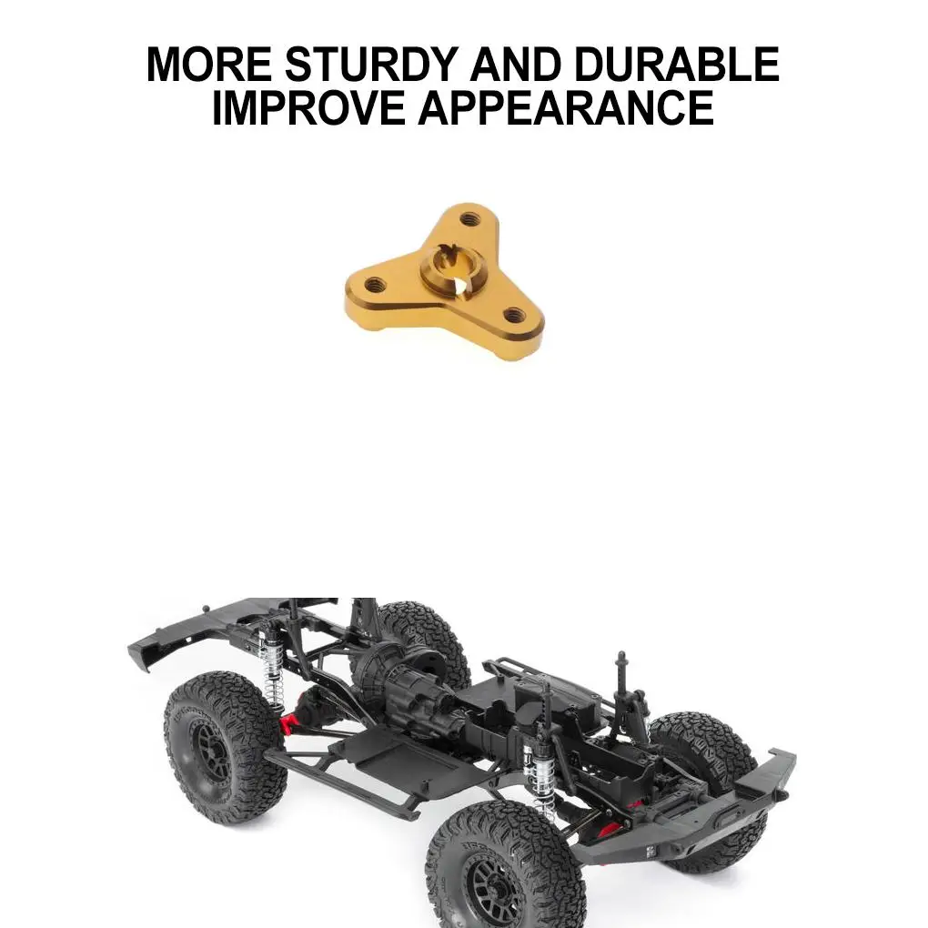 RCGOFOLLOW ثقل موازنة نحاسي عالي التحمل لـ 1/10 Rc موازنة محورية SCX10 TRX4 TRX6 RC جزء السيارة ذهبي #3