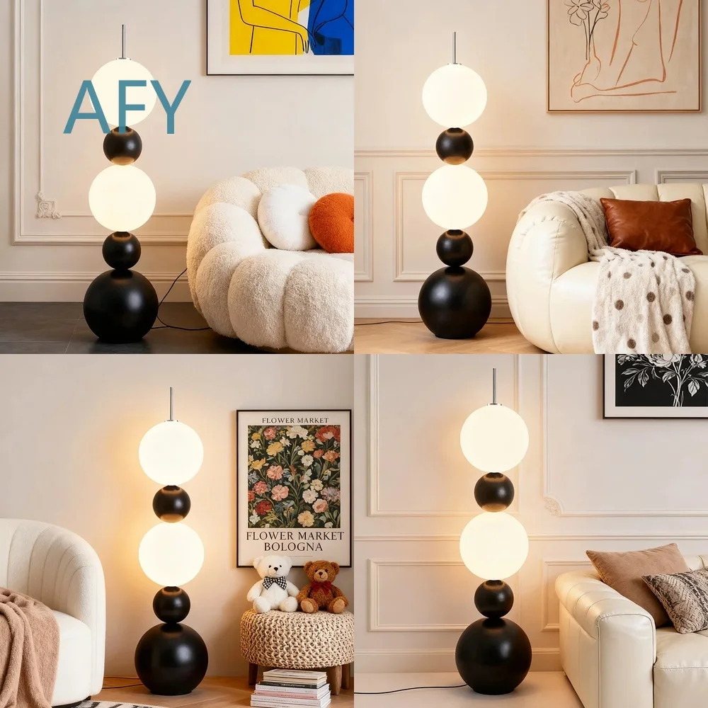 Gourd Floor Lamp for Living Room Sofa Area Bedroom Cafe Zhongshan Style Modern Decorative Lighting Fixture Home Interior